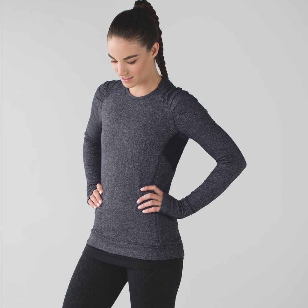 Lululemon Think Fast Long Sleeve Shirt Size 6